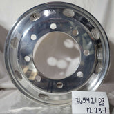 19.5x6.75 Alcoa 8x275mm Hub Pilot DuraBright Evo Front (returned item)